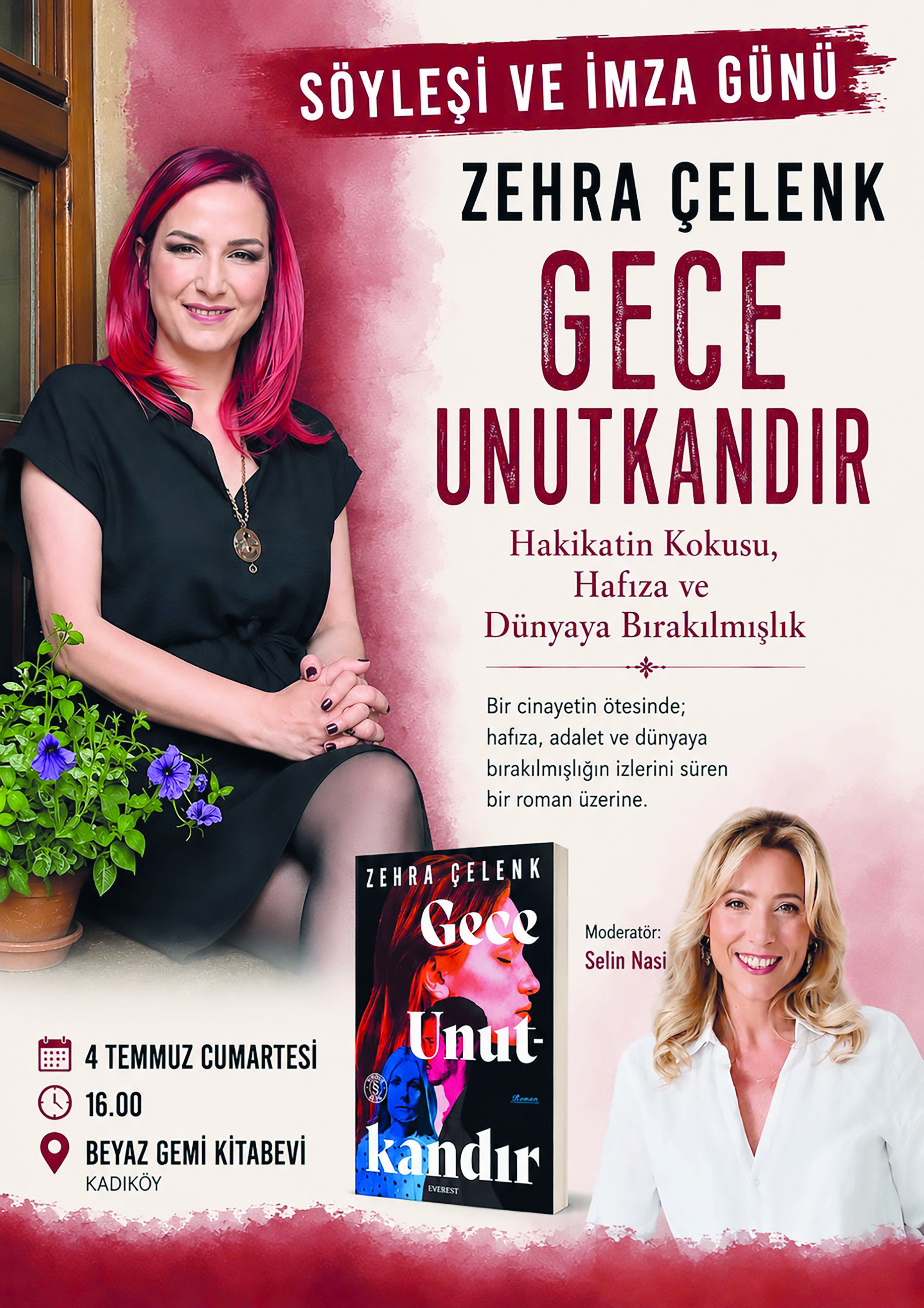 Zehra Çelenk okurlarıyla buluşuyor